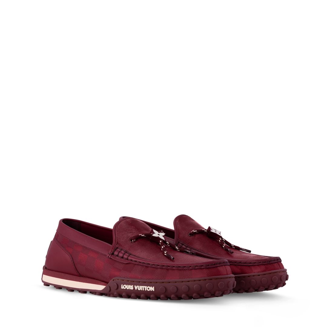 Louis Vuitton デニム レッド ミュール louis-vuitton--